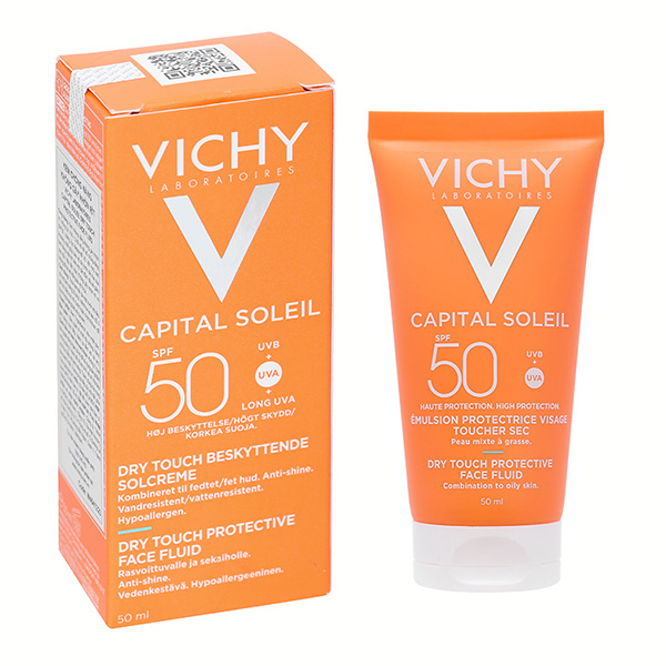 Kem Chống Nắng Vichy Ideal Soleil SPF50+ – Mattifying Dry Touch – 50ml – Kiềm Dầu Không Bóng